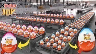 'देखिए Factory में कैसे बनती हैं Kinder Joy किंडर जॉय | Incredible Chocolate Manufacturing Machines'