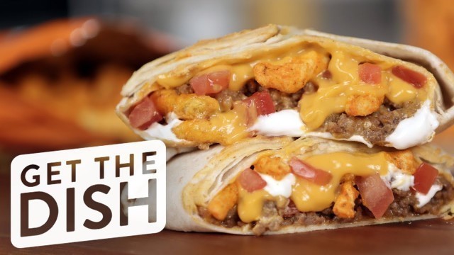 'How to Make Taco Bell Cheetos Crunch Wrap Sliders | Get the Dish'