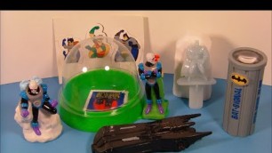 '1997 THE ADVENTURES OF BATMAN and ROBIN SET OF 5 TACO BELL KID\'S MEAL TOY\'S VIDEO REVIEW'
