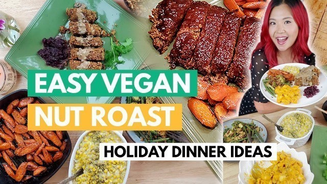 'EASIEST Vegan Holiday Nut Roast (2021 Vegan Christmas Dinner Recipes - part 1)'