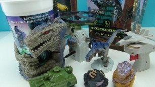 'GODZILLA MOVIE 1998 TACO BELL KID;S MEAL TOY COLLECTION VIDEO'