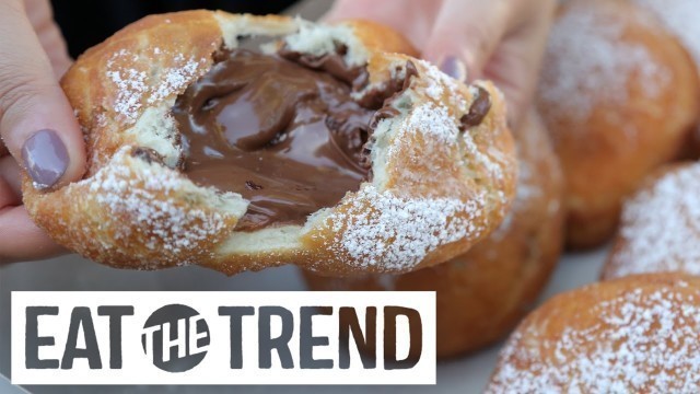 'Nutella Stuffed Deep-Fried Pastries | Eat the Trend'