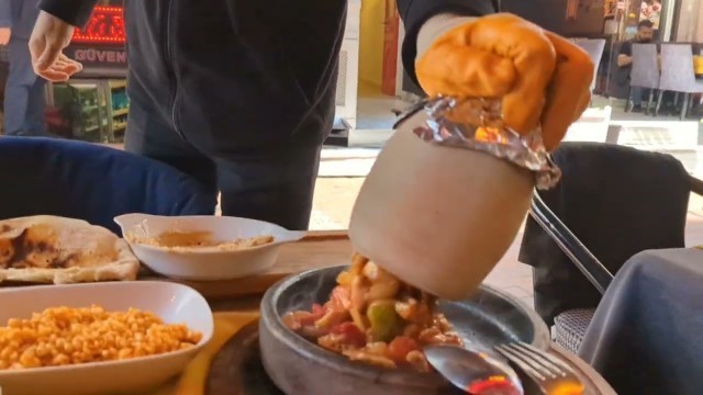 'Fuego Restaurant Istanbul, Turkey Travel Foodie Vlog: Turkish food in a clay pot, really?'