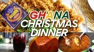 'COOKING EASY GHANAIAN RECIPES FOR CHRISTMAS DINNER! |TYPICAL GHANAIAN FOOD'