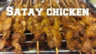'How to make Satay chicken Skewers, My  Version By Inday Godnez Tv'