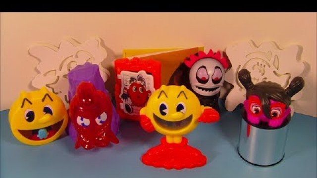 '2014 PAC-MAN and THE GHOSTLY ADVENTURES SET OF 6 BURGER KING KID\'S MEAL TOY\'S VIDEO REVIEW'