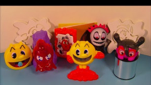'2014 PAC-MAN and THE GHOSTLY ADVENTURES SET OF 6 BURGER KING KID\'S MEAL TOY\'S VIDEO REVIEW'