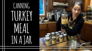 'Canning Turkey Meal in a Jar'
