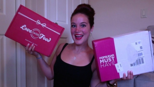 'POPSUGAR + LOVE WITH FOOD UNBOXING - JULY 2014'