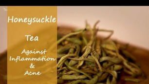 'Honeysuckle Tea (Anti Inflammatory & Acne) Steeped in Teapot with Infuser'
