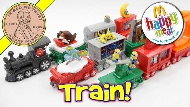 'Holiday Christmas Express Train McDonald\'s 2017 Happy Meal Kids Toy Review'