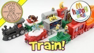 'Holiday Christmas Express Train McDonald\'s 2017 Happy Meal Kids Toy Review'