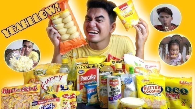 'EATING ONLY YELLOW FOOD FOR A DAY CHALLENGE | BUDDY UNDAG'