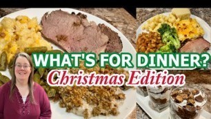 'WHAT\'S FOR DINNER? | CHRISTMAS DINNER | PIONEER WOMAN POTATO CASSEROLE | HOLIDAY MEAL IDEAS | 2021'
