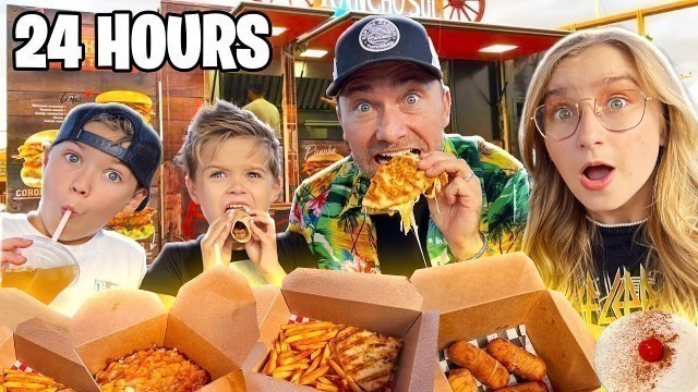 'ONLY EATING at FOOD TRUCKS for 24 HOURS!'