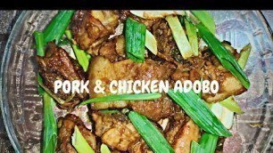 'PORK AND CHICKEN ADOBO ALA INDAY #food #cooking'