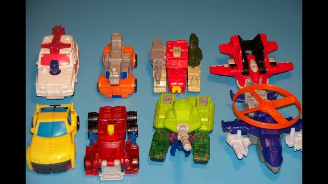 '2002 MCDONALD\'S TRANSFORMERS ARMADA HAPPY MEAL TOY SET REVIEW'