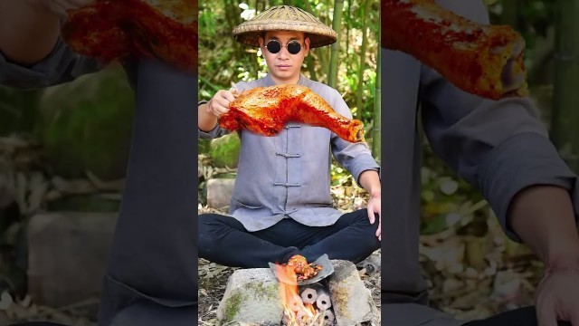 'Bizzare Chinese Chef Cooking Chicken Leg #foodporn #food #chineseshortvideos #liziqi #shorts'