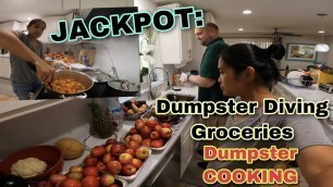 'DUMPSTER DIVING BASURERANG CHEF INDAY RONING COOKING DUMPSTER DIVING FOOD JACKPOT'