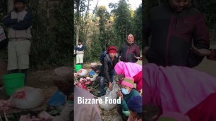 'Nepali Bizzare food | buffalo testicles | meat cuts | khotang'