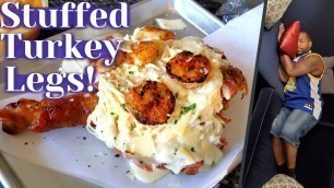 'The BEST Turkey Legs In Las Vegas!! Stuff My Turkey Food Review | TVPEats 8'