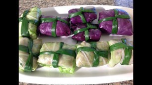 'How To Stuffed Cabbage-Canh Bap Cai Cuon Thit-Vietnamese Food Recipes'