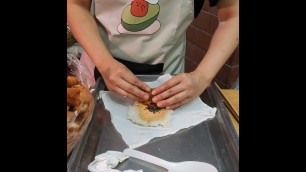 'Chinese Street Food in Chongqing, China- Incredible Sticky Rice Ball #Shorts'