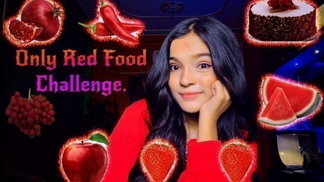 'I ate only red food for 24 hours | Prapti Subedi'