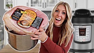 'Easy Christmas Dinner Menu - Instant Pot Ham, Funeral Potatoes'