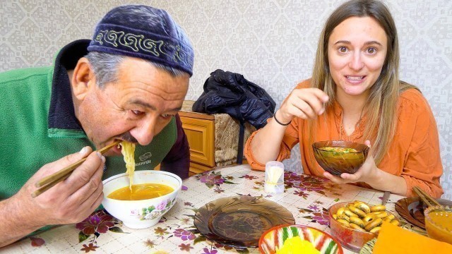 'Muslim Street Food | UYGHUR CHINESE Homemade Food + HALAL Street Food in Kyrgyzstan!'