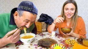 'Muslim Street Food | UYGHUR CHINESE Homemade Food + HALAL Street Food in Kyrgyzstan!'