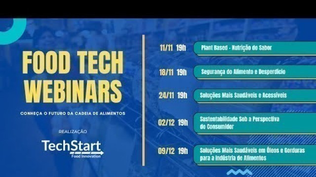 'Food Tech Webinars: Segurança do Alimento e Desperdício'