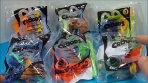 '2013 McDONALD\'S THE CROODS SET OF 6 HAPPY MEAL KID\'S MOVIE TOY\'S VIDEO REVIEW'