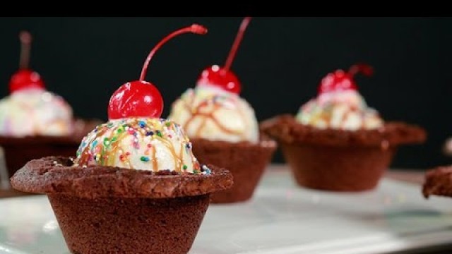 'Brownie Ice Cream Bowls | Get the Dish'