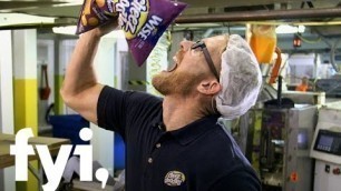 'Food Factory USA: Cheese-ing Up Cheez Doodles | FYI'