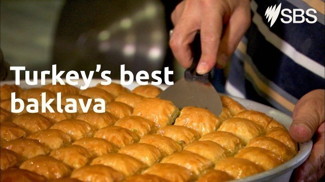 'The best baklava in Turkey at İmam Çağdaş | SBS Food'