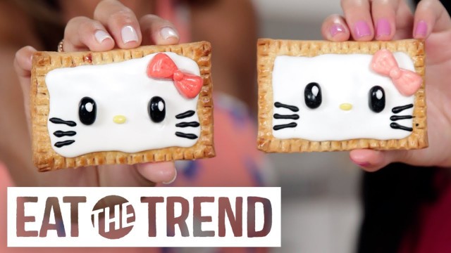 'How to Make Hello Kitty Pop Tarts With Kawaiisweetworld | Eat the Trend'