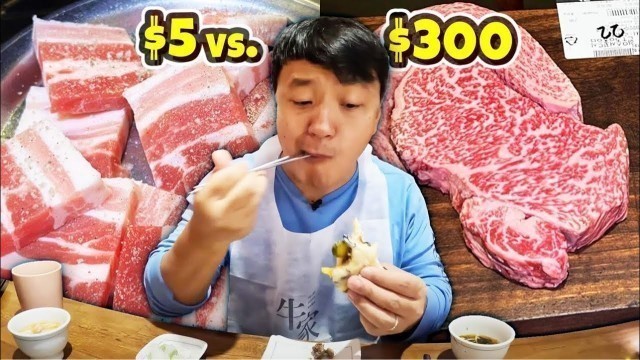 '$5 KOREAN BBQ vs. $300 KOREAN BBQ in Seoul South Korea'