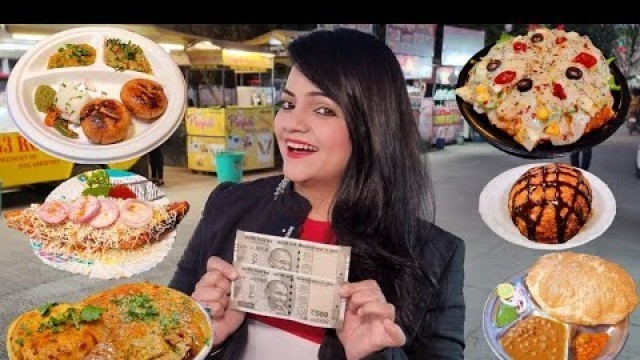 'Rs 1000 Street Food Challenge | Indore Food Challenge'