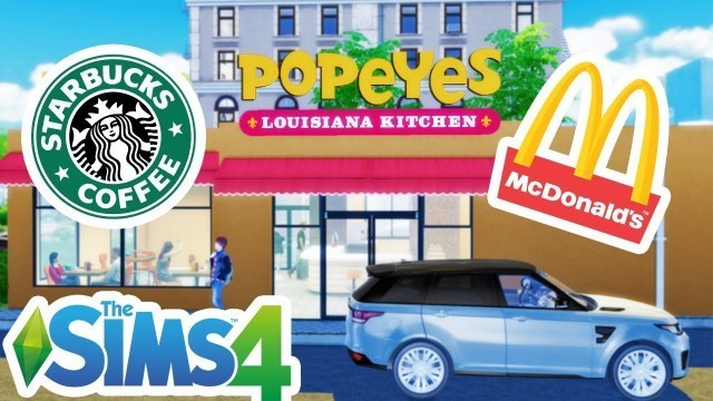 'MOST REALISTIC Fast Food Builds || The Sims 4'