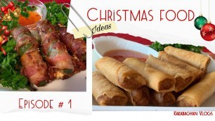 'How to cook TARO SPRING ROLLS+CHRISTMAS FOOD IDEAS Episode #1/ Kakabagyan Vlogs'