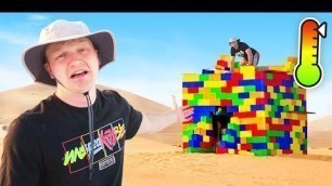 'Surviving 24 Hours in Desert Lego House'