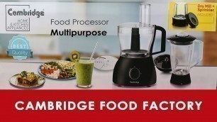 'Cambridge Food Factory 18 in 1 | Multipurpose Food Processor Price in Pakistan | Juicer | Blender'
