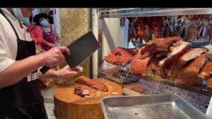 'Pork ribs BBQ in Guangzhou #China Street food'