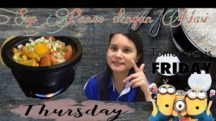 'Gukbap guk-bap | Soup Rice Cook Ala Korea | Thursday vlog | Happy RICE Lover | Hot Plate | Warm Food'