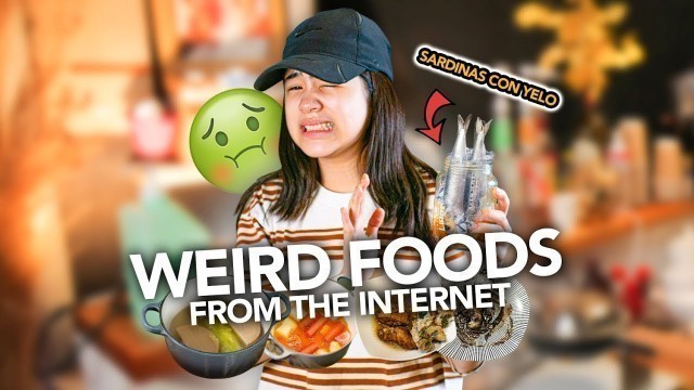 'Eating Bizzare Foods from the Internet (Ha? Hatdog na Tinola!)'