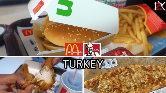'Fast Foods In Turkey Antalya | Cheap Meals Mcdonalds KFC Pidem Pizza Prices | Markantalya Mall'