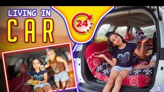'24 Hrs Living in Car CHALLANGE  | #LearnWithPari'