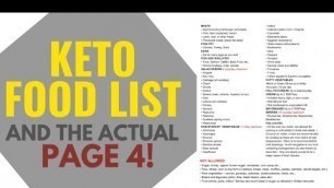 'The Food List &  Page 4 (Let\'s try this again! 