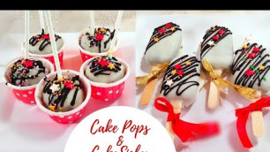 'How to make CakeSicles and Cake Pops at home / Kunjooz Food Factory'